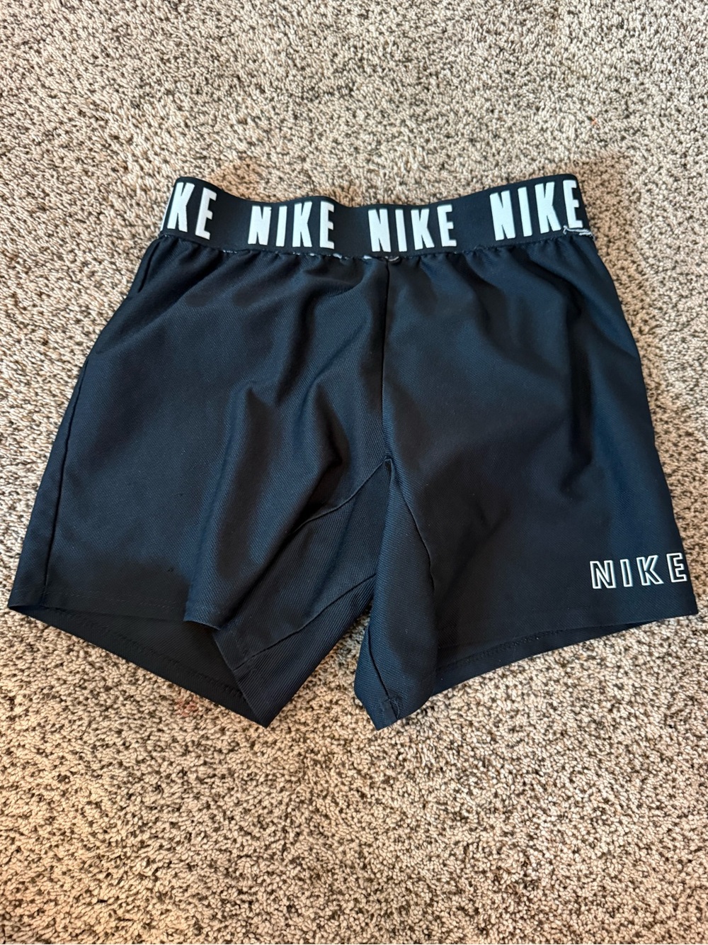 Black Nike girls shorts size medium